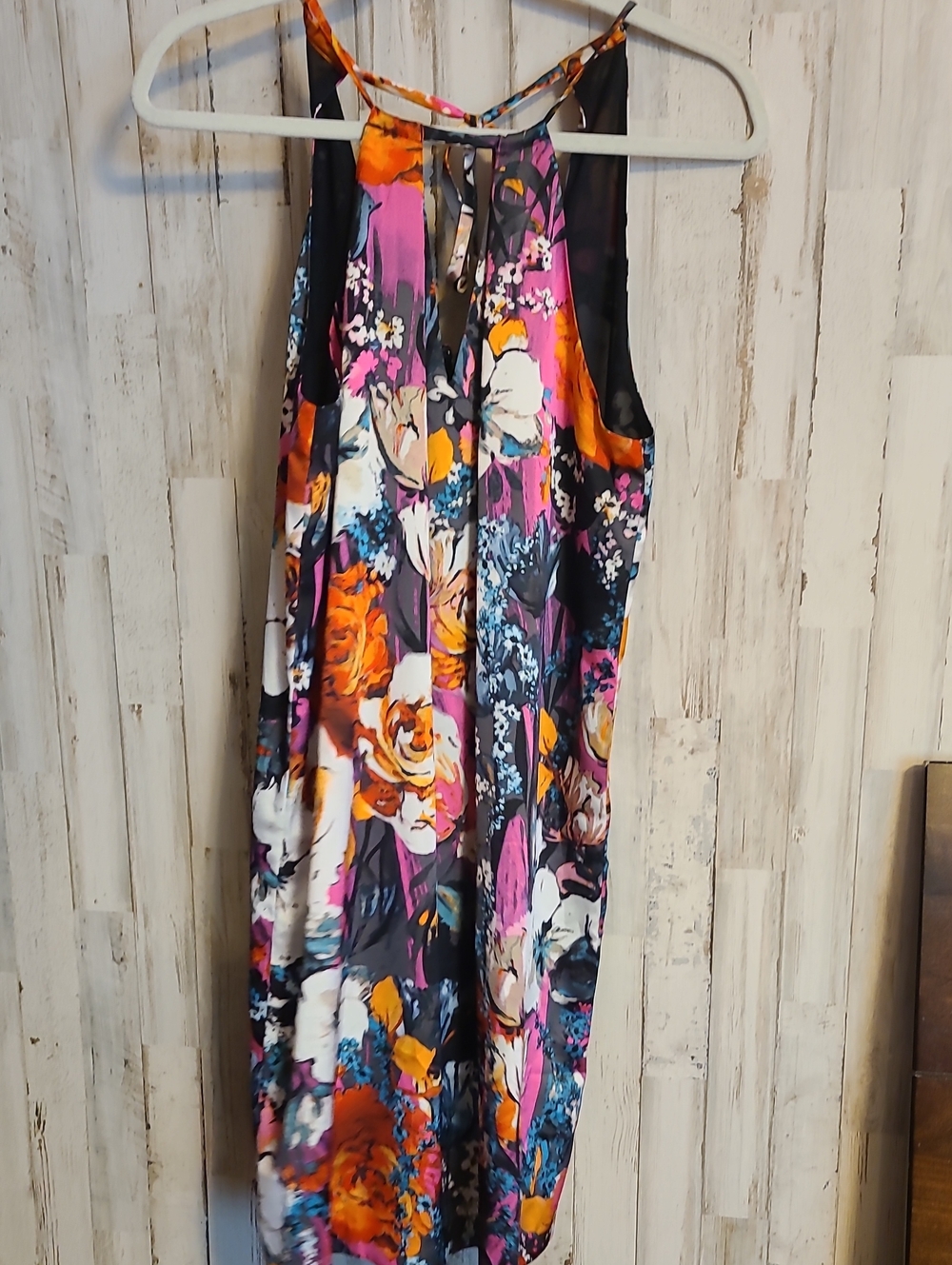 Floral Halter Summer Dress - Multicolor